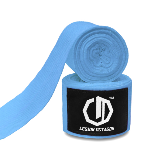 4m Legion Octagon Standard Boxing Wrap - Light Blue