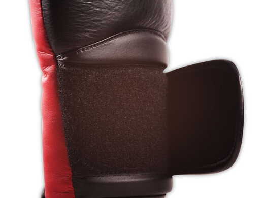 Top King boxing gloves "SUPER" TKBGSV "SUPER" (black / red palm) "K"