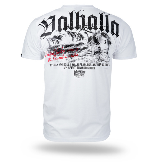 Koszulka T-shirt Dobermans Aggressive "VALHALLA III TS400" - biała