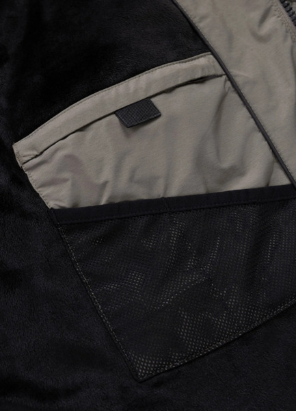 Kurtka zimowa pikowana z kapturem PIT BULL "PIEDMONT" - taupe