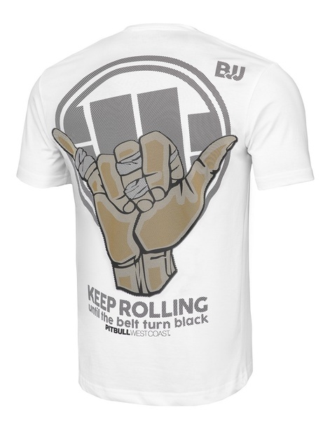 T-shirt PIT BULL &quot;Keep Roling&quot; &#39;22 - white
