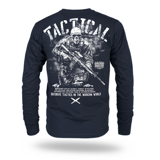 Longsleeve Dobermans Aggressive "TACTICAL SOLDIER" LS394 - granatowy