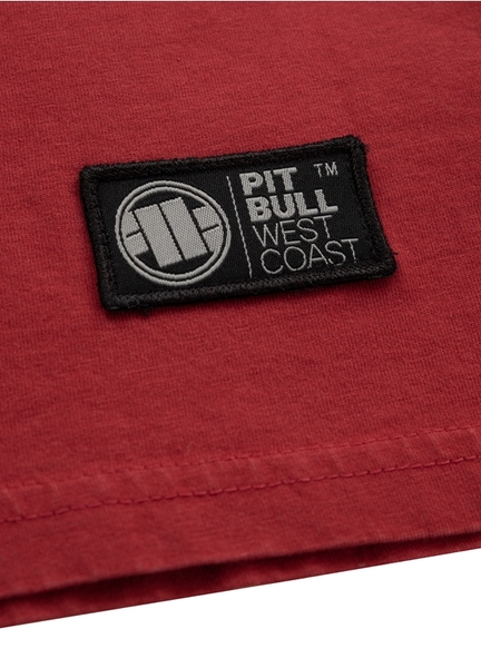 Koszulka PIT BULL "Vintage Boxing" Denim Washed - burgundy