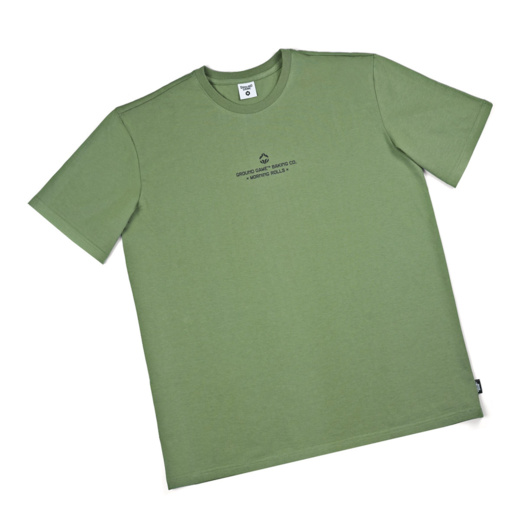 Koszulka T-shirt Oversize Ground Game "GG Bakery" - khaki