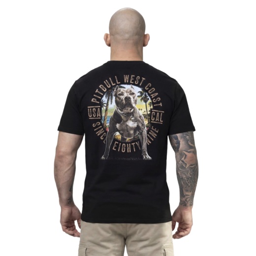 PIT BULL "BEACH BOY" men's t-shirt - black