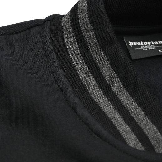 Bluza bejsbolówka Pretorian "Logo" - czarno/grafitowa