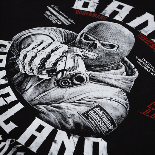 Koszulka T-shirt Dobermans Aggressive "BANDITZ TS411" - czarna