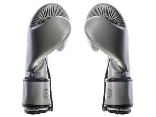  FAIRTEX BOXING GLOVES BGV14 (gray/black piping) "Microfiber" "K"