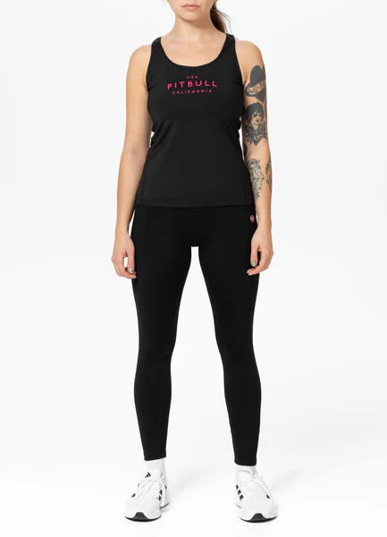 Tank Top sportowy damski PIT BULL "AVENIDA" - czarny