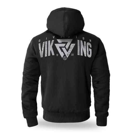 Dobermans Aggressive &quot;VALKNUT KZ251&quot; Sheepskin Zip Hoodie - Black