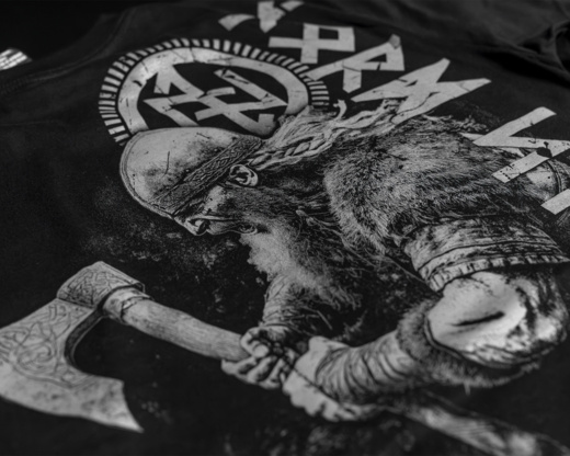 Longsleeve Dobermans Aggressive "VIKING REACTION" LS368 - granatowy
