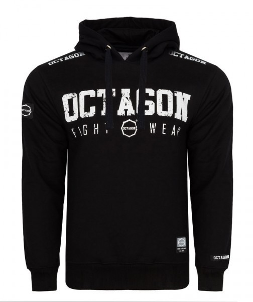 Bluza z kapturem Octagon Fight Wear - czarna