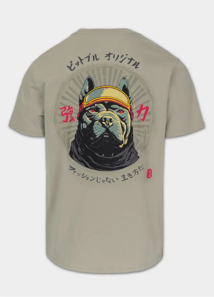 PIT BULL &quot;MT. FUJI&quot; Men&#39;s T-Shirt - Grey Olive