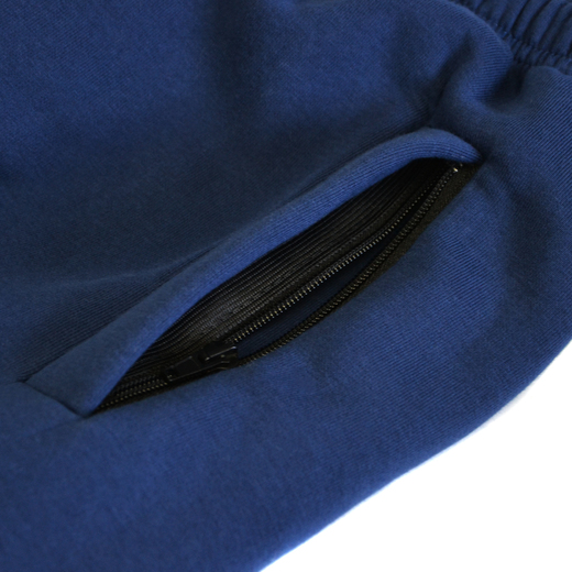 Spodnie dresowe bawełniane Pretorian "PS" - granatowe