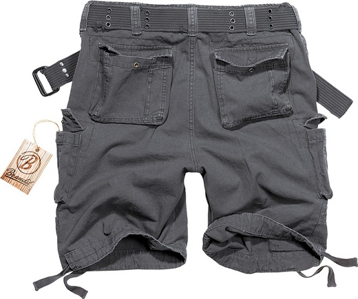 Brandit cargo shorts &quot;Savage Vintage&quot; - anthracite