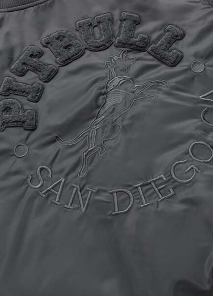 PIT BULL "HACKET" transitional bomber jacket - graphite