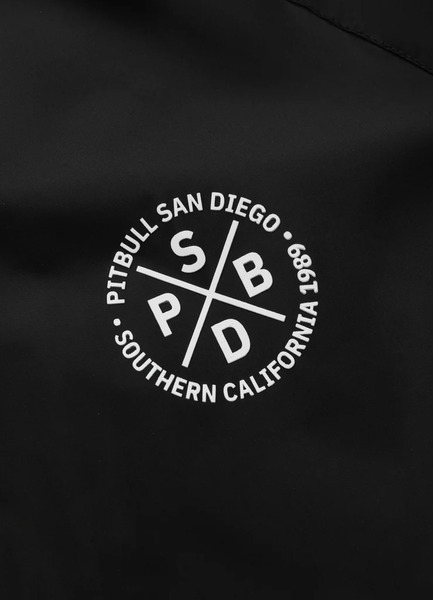 Kurtka przejściowa PIT BULL "Athletic Tape" - czarna