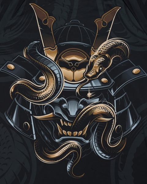 Ground Game &quot;Oni Samurai&quot; Training Shirt - Black