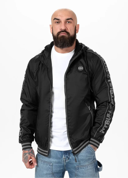 PIT BULL &quot;Whitewood&quot; spring transition jacket - black