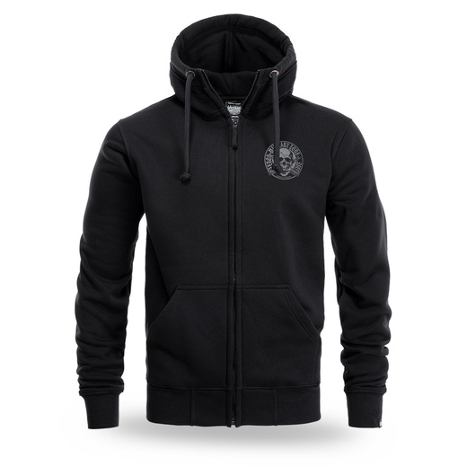 Dobermans Aggressive "MILITARY-ZONE BZ408" Zip-Up Hoodie - Black