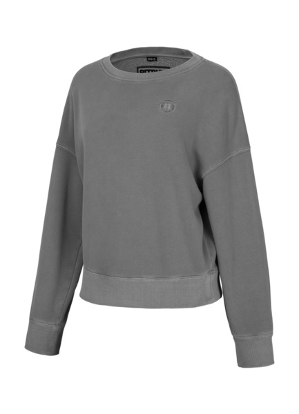 WASHED PIT BULL &quot;MANZANITA&quot; women&#39;s sweatshirt - gray