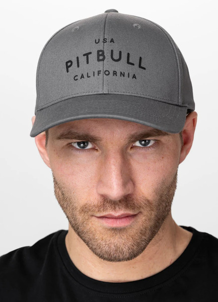 PIT BULL "USA CAL" Snapback Cap - Graphite