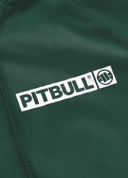 Kurtka wiosenna PIT BULL "Athletic Logo" '23 - ciemnozielona