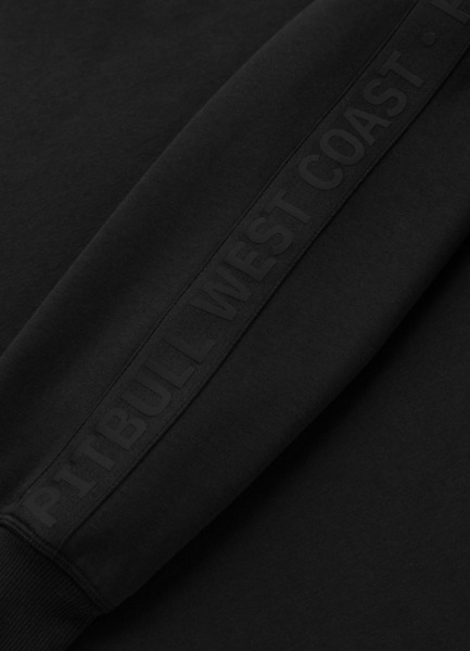 Bluza męska klasyczna PIT BULL "ARBOR TAPE" - czarno/czarny