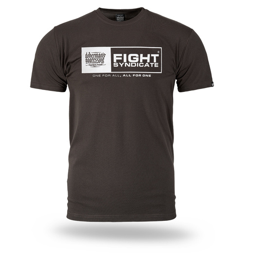 Koszulka T-shirt Dobermans Aggressive "FIGHT SYNDICATE TS420" - brązowa