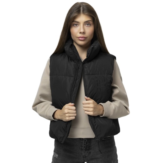 Bezrękawnik pikowany damski PIT BULL "HARRIET" - czarny