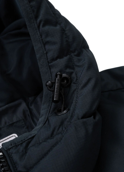 Kurtka zimowa pikowana z kapturem PIT BULL "DILLON" - granatowy