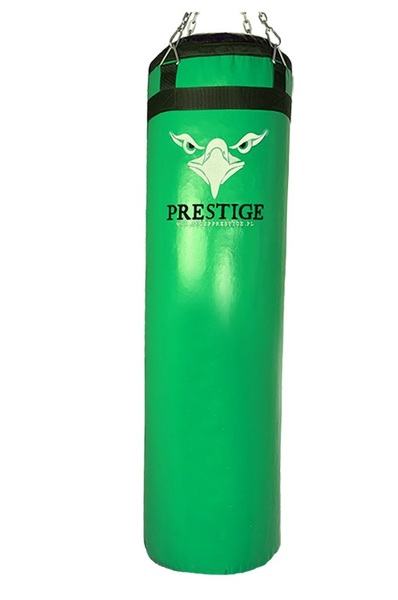 Worek bokserski 120x35 Prestige - 33kg - zielony + mocowanie sufitowe