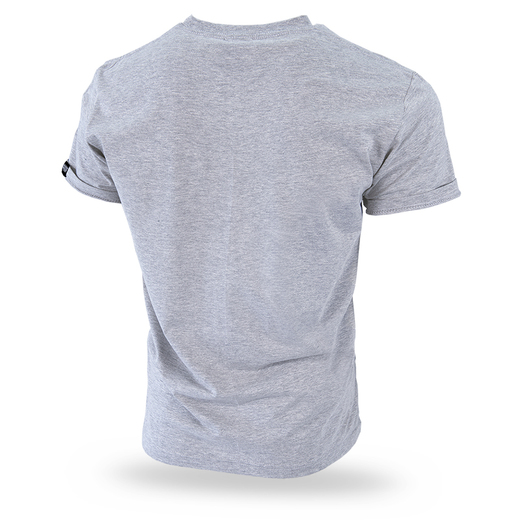 Dobermans Aggressive T-shirt &quot;Offensive Shield TS237&quot; - gray