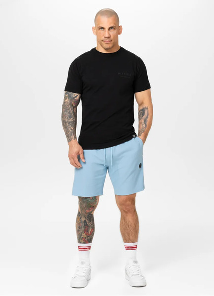 Spodenki szorty dresowe PIT BULL "PIQUE ROCKEY" - błękitne