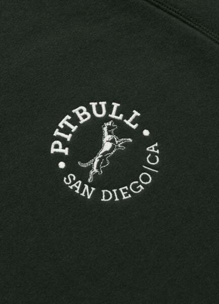 PIT BULL &quot;SAN DIEGO CA&quot; sweatshirt - dark green