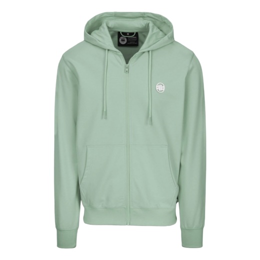 Bluza rozpinana z kapturem PIT BULL "SMALL LOGO NUGGET" - miętowy