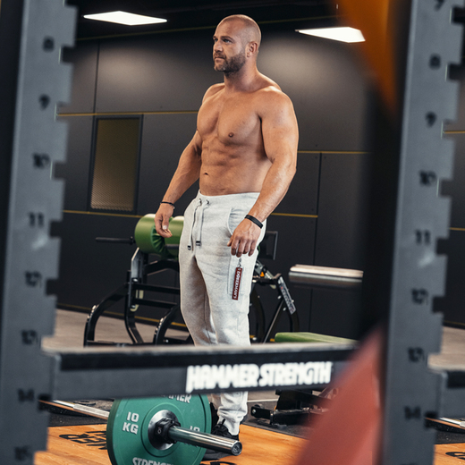 Spodnie dresowe Dobermans Aggressive "Effort Performance SPDK261" - szare