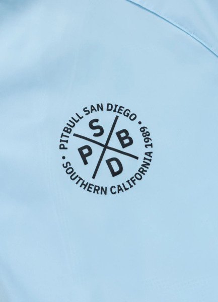 Kurtka przejściowa PIT BULL "Athletic Tape" - błękitny