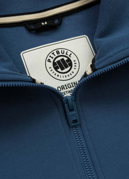 PIT BULL "SAMPSON" Zip-Up Sweatshirt - Navy Blue