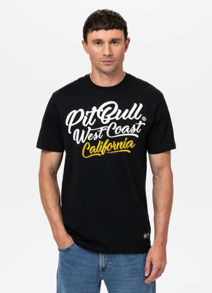 Koszulka męska PIT BULL "SURFDOG" - czarna