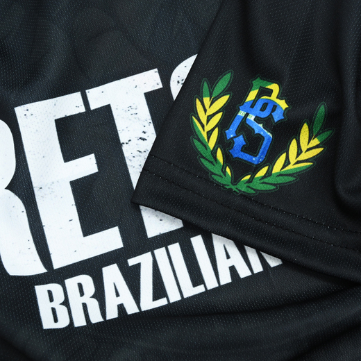 Koszulka sportowa MESH short sleeve Pretorian "Brazilian Jiu Jitsu"
