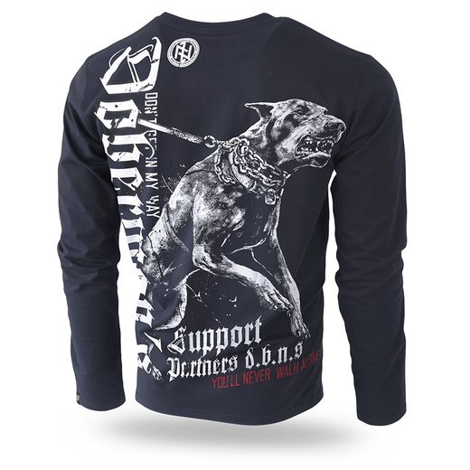 Longsleeve Dobermans Aggressive "DOBERMANS SUPPORT LS220" - czarny