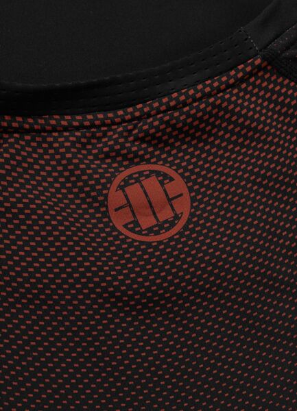 Rashguard longsleeve PIT BULL "RANKED" - brązowy