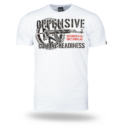 Koszulka T-shirt Dobermans Aggressive "Combat Readiness TS416" - biała