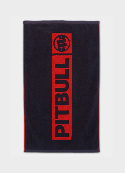 PIT BULL &quot;Gym HILLTOP&quot; Bath Towel - Fiery Red/Graphite