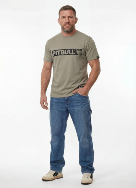 PIT BULL "Hilltop" 170 T-shirt - olive gray