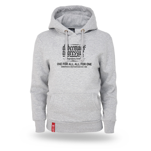 Dobermans Aggressive "LEGANCY BKD403" Women's Hoodie - Gray