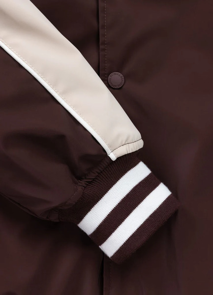 Kurtka przejściowa bejsbolówka PIT BULL "MANOLITO" - bordowy