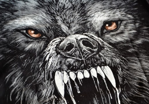 &quot;Angry Wolf&quot; HD T-shirt