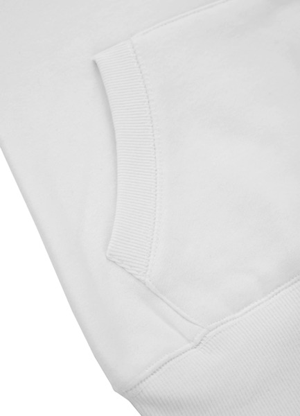 Bluza damska z kapturem PIT BULL "Hilltop" - biała